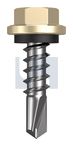 METAL SDS HEX HEAD + WASHER CL4 CC MET SEAL HX:14-10X 25