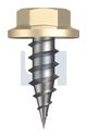 NEEDLE PT SDS FLANGED HEX CL4 CC NP FLG HX: 8-15X 12