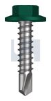 METAL SDS FLANGED HEX HEAD CL4 CG MET FLG HX:12-14X 25