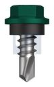 METAL SDS HEX HEAD + WASHER CL4 CG MET SEAL HX: 8-18X 12