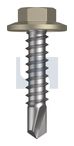 METAL SDS FLANGED HEX HEAD CL4 CO MET FLG HX:12-14X 25