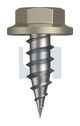 NEEDLE PT SDS FLANGED HEX CL4 CO NP FLG HX: 8-15X 12