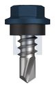 METAL SDS HEX HEAD + WASHER CL4 DO MET SEAL HX: 8-18X 12
