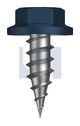 NEEDLE PT SDS FLANGED HEX CL4 DO NP FLG HX: 8-15X 12