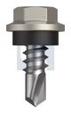 METAL SDS HEX HEAD + WASHER CL4 DU MET SEAL HX: 8-18X 12