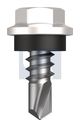 METAL SDS HEX HEAD + WASHER CL4 DW MET SEAL HX: 8-18X 12