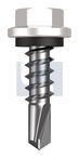 METAL SDS HEX HEAD + WASHER CL4 DW MET SEAL HX:14-10X 25