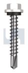 METAL SDS HEX HEAD + WASHER CL4 DW MET SEAL HX:14-10X 42