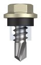 METAL SDS HEX HEAD + WASHER CL4 EH MET SEAL HX: 8-18X 12