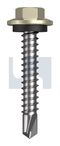 METAL SDS HEX HEAD + WASHER CL4 EH MET SEAL HX:12-14X 35