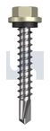 METAL SDS HEX HEAD + WASHER CL4 EH MET SEAL HX:14-10X 42