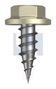 NEEDLE PT SDS FLANGED HEX CL4 EH NP FLG HX: 8-15X 12