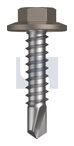 METAL SDS FLANGED HEX HEAD CL4 GU MET FLG HX:12-14X 25