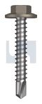 METAL SDS FLANGED HEX HEAD CL4 GU MET FLG HX:12-14X 35