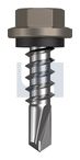 METAL SDS HEX HEAD + WASHER CL4 GU MET SEAL HX:14-10X 25