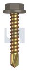 METAL SDS FLANGED HEX HEAD ZYP GU MET FLG HX:10-16X 25