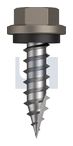 TYPE 17 HEX HEAD + WASHER CL4 GU T17 SEAL HX:14-10X 25