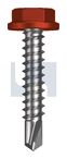 METAL SDS FLANGED HEX HEAD CL4 HE MET FLG HX:10-16X 25