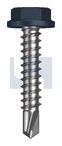 METAL SDS FLANGED HEX HEAD CL4 IS MET FLG HX:10-16X 25