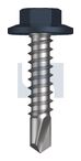 METAL SDS FLANGED HEX HEAD CL4 IS MET FLG HX:12-14X 25