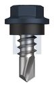 METAL SDS HEX HEAD + WASHER CL4 IS MET SEAL HX: 8-18X 12