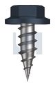 NEEDLE PT SDS FLANGED HEX CL4 IS NP FLG HX: 8-15X 12