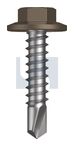METAL SDS FLANGED HEX HEAD CL4 JA MET FLG HX:12-14X 25