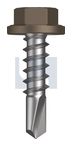 METAL SDS FLANGED HEX HEAD CL4 JA MET FLG HX:14-10X 25
