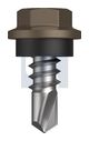 METAL SDS HEX HEAD + WASHER CL4 JA MET SEAL HX: 8-18X 12