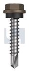 METAL SDS HEX HEAD + WASHER CL4 JA MET SEAL HX:10-16X 25