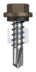 METAL SDS HEX HEAD + WASHER CL4 JA MET SEAL HX:14-10X 25