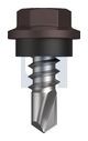 METAL SDS HEX HEAD + WASHER CL4 LO MET SEAL HX: 8-18X 12