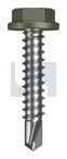 METAL SDS FLANGED HEX HEAD CL4 MA MET FLG HX:10-16X 25