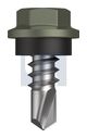 METAL SDS HEX HEAD + WASHER CL4 MA MET SEAL HX: 8-18X 12
