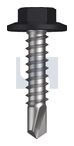 METAL SDS FLANGED HEX HEAD CL4 MO MET FLG HX:12-14X 25