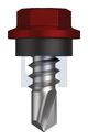 METAL SDS HEX HEAD + WASHER CL4 MR MET SEAL HX: 8-18X 12