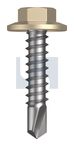 METAL SDS FLANGED HEX HEAD CL4 PA MET FLG HX:12-14X 25