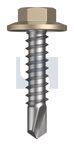 METAL SDS 5/16AF FLANGED HEX CL4 PA MET 5/16AF HX:14-14X 22