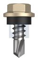 METAL SDS HEX HEAD + WASHER CL4 PA MET SEAL HX: 8-18X 12