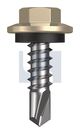 METAL SDS HEX HEAD + WASHER CL4 PA MET SEAL HX:12-14X 20
