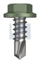 METAL SDS FLANGED HEX HEAD CL4 PE MET FLG HX: 8-18X 12