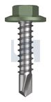 METAL SDS FLANGED HEX HEAD CL4 PE MET FLG HX:12-14X 25