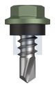 METAL SDS HEX HEAD + WASHER CL4 PE MET SEAL HX: 8-18X 12