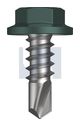 METAL SDS FLANGED HEX HEAD CL4 PL MET FLG HX: 8-18X 12