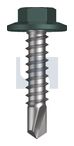 METAL SDS FLANGED HEX HEAD CL4 PL MET FLG HX:12-14X 25