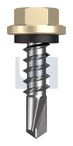 METAL SDS HEX HEAD + WASHER CL4 PR MET SEAL HX:14-10X 25