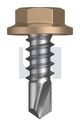 METAL SDS FLANGED HEX HEAD CL4 PT MET FLG HX: 8-18X 12