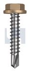 METAL SDS FLANGED HEX HEAD CL4 PT MET FLG HX:10-16X 25
