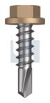 METAL SDS FLANGED HEX HEAD CL4 PT MET FLG HX:14-10X 25