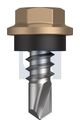 METAL SDS HEX HEAD + WASHER CL4 PT MET SEAL HX: 8-18X 12